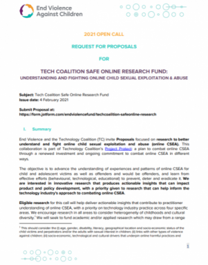 Full Request for Proposals (PDF)